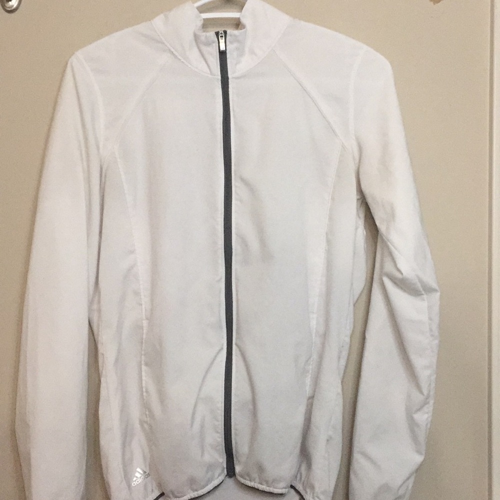 Adidas Zip-Up Athletic Material Outer Jacket